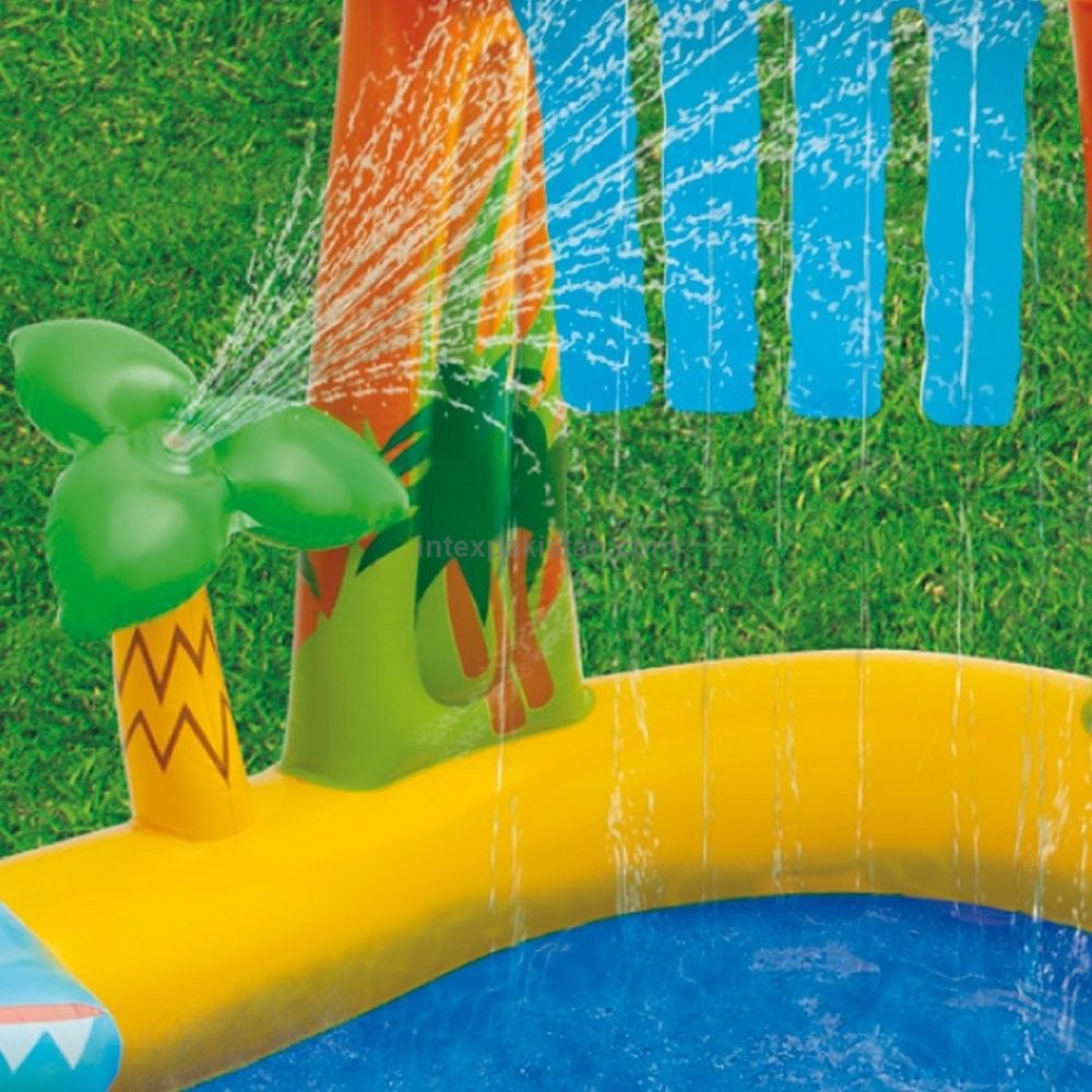 INTEX Dinosaur Play Center Swim Pool 8ft 2in X 6ft 3in X 3ft 7in