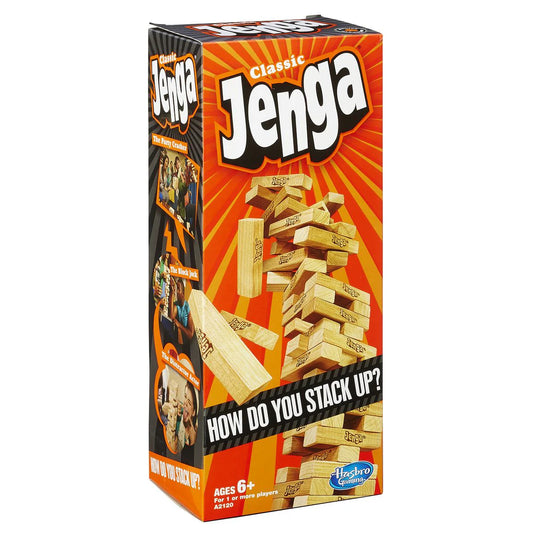 Classic 2 In 1 Jenga Game Wooden Stacking  Game for Kids & Adults