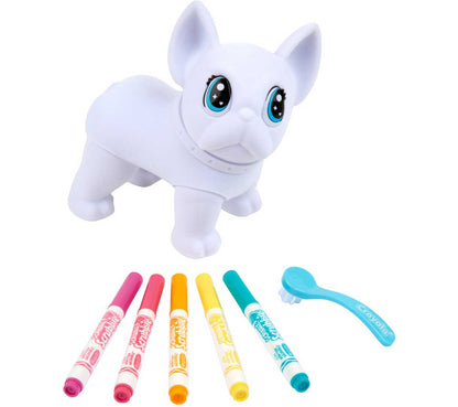 Crayola Scribble Scrubbie Jumbo Pet Customizable Dog Toy for Kids Draw Custom