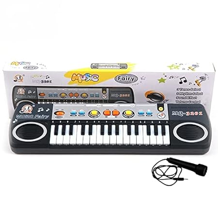 Musical Fairy Music Piano KeyBoard  WIth Mic Toy For Kids ||MQ3701