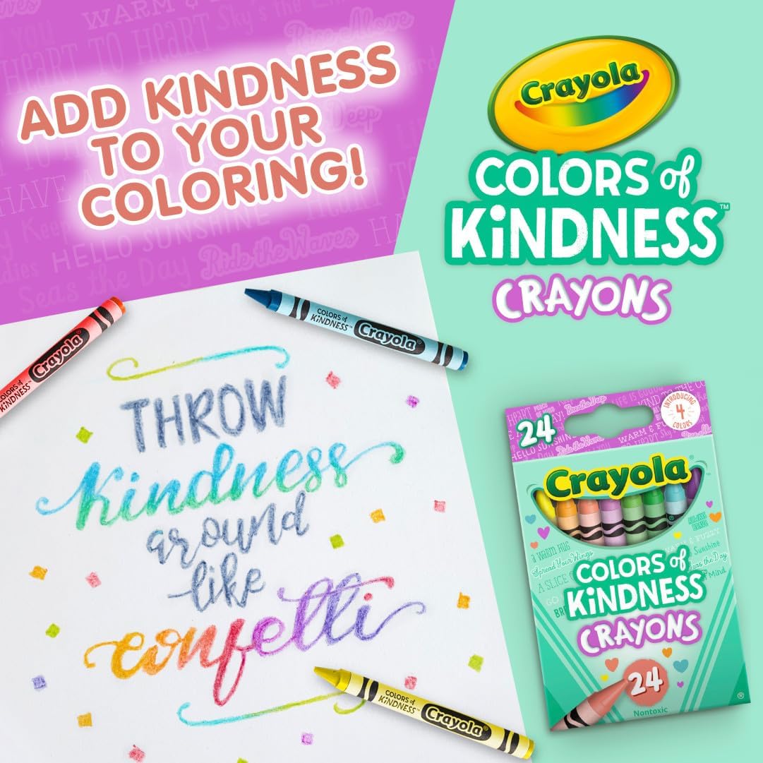 Colors of Kindness Crayons Pack Of 24 Crayola Crayons