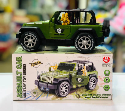 Musical Military Jeep Toy For Kids Light and Music jeep ||Music Army Jeep Toy With two soldiers