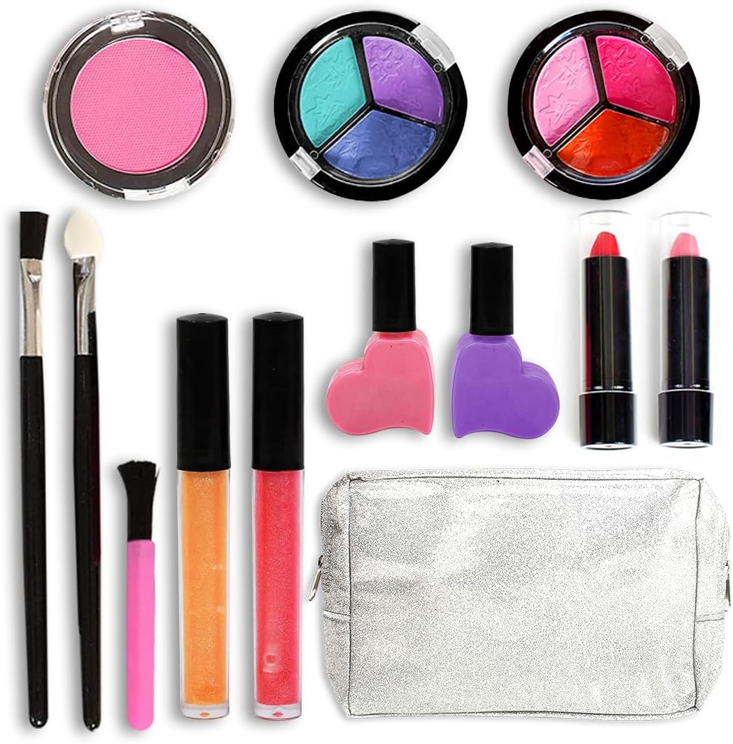 Makeup Set With Cosmetic Bag Toy For Girls || Pretend Makeup for Girls