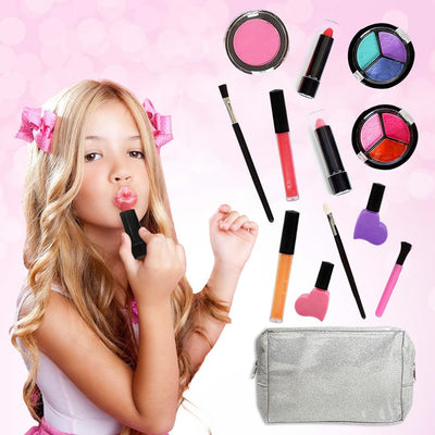 Makeup Set With Cosmetic Bag Toy For Girls || Pretend Makeup for Girls