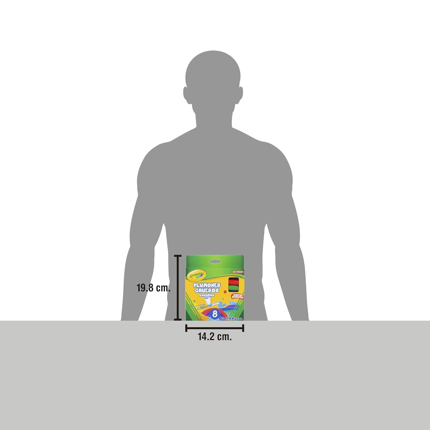 Crayola Classic Washable Marker Pack Of 8 Croyola Markers