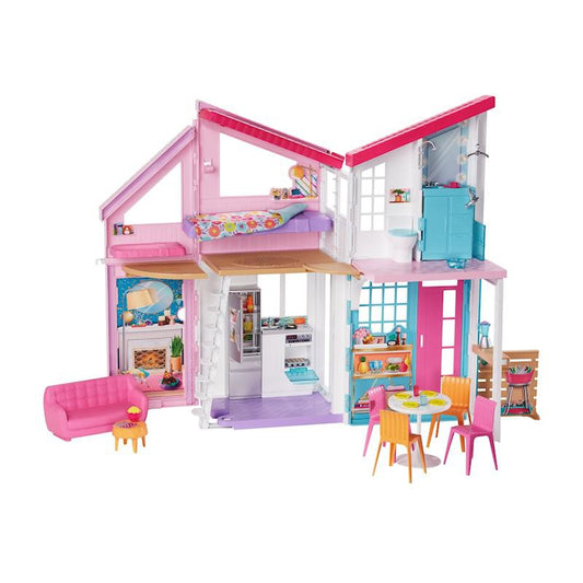 Barbie Doll House Playset For Kids Malibu House With Acessories