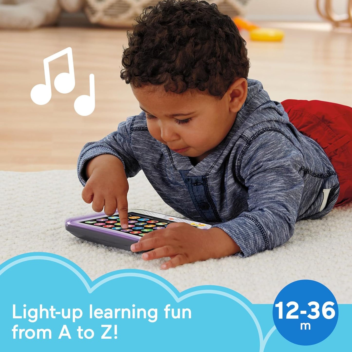 Fisher-Price Toddler Learning Toy Laugh & Learn Tab Learning Tab