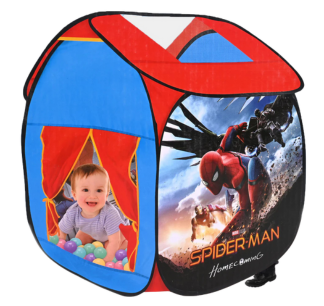 Spider Man Pop Tent With 100 Balls || Indoor game For Kids