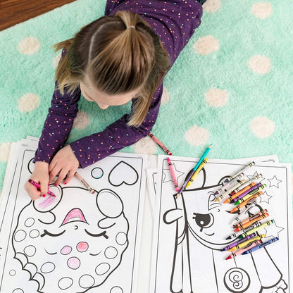 64 Crayola Crayon Box w Sharpener Colouring Drawing Arts Craft