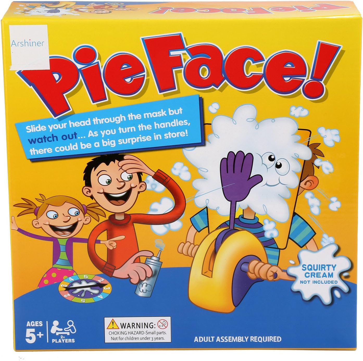Hasbro Board Game Pie Face Board Game For Adults Kids Board Game