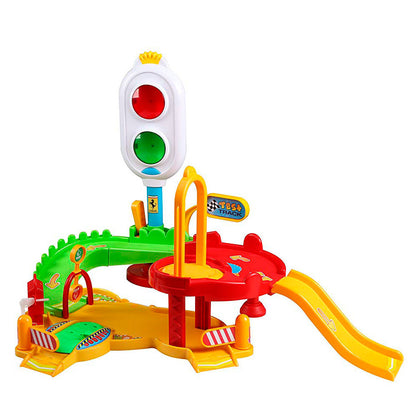 Bburago Junior Complete set with game track  Ferrari Test Track Music Toy For Todler