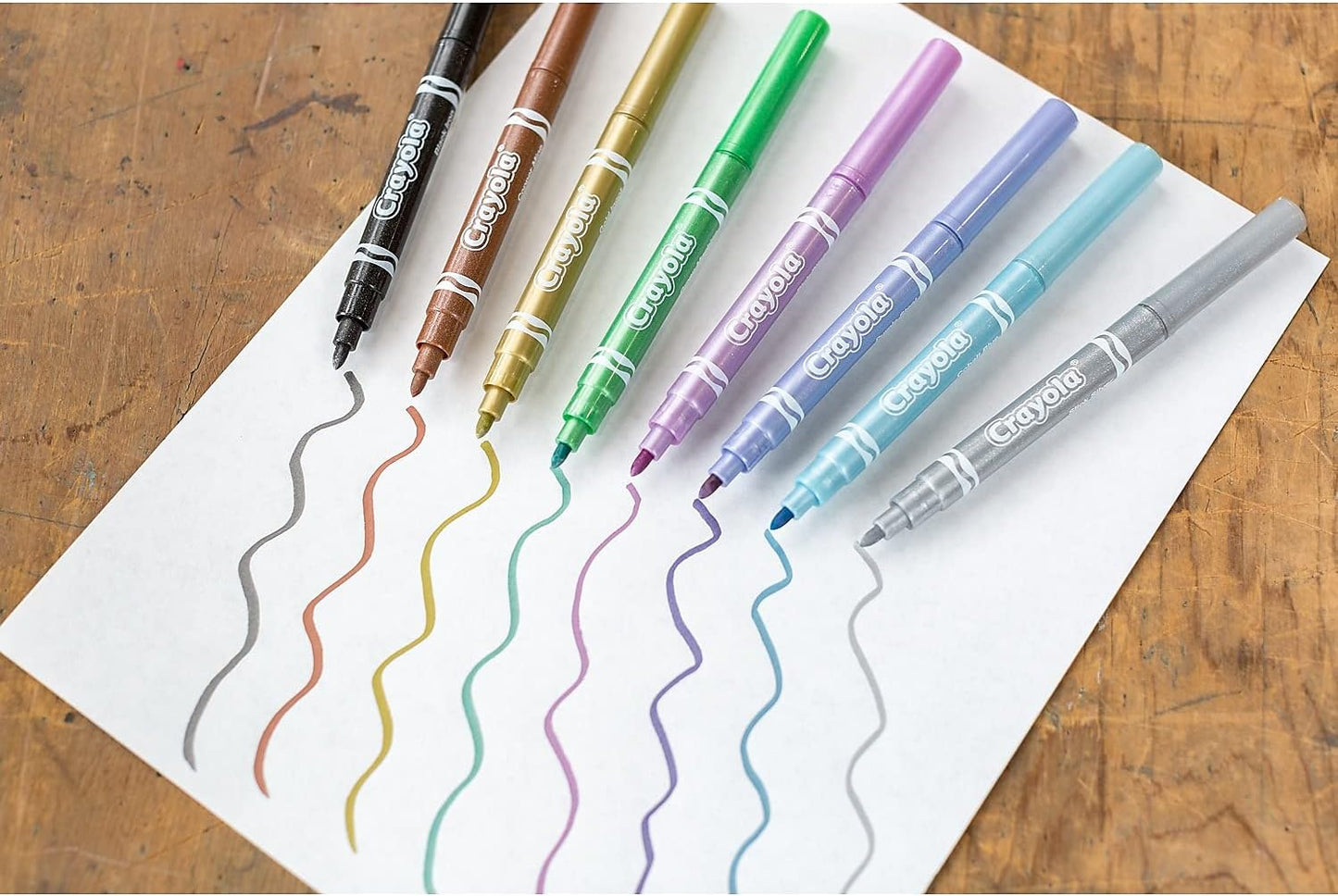 Crayola Metallic Markers Pack 8 Assorted