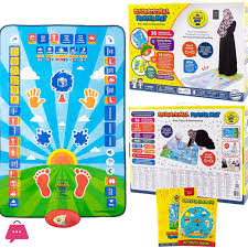 Educational Prayer Mat With 7 Languages And 36 Touch Keys Educational Toy For Kids My First Salah Mat