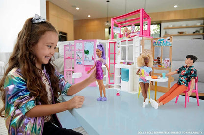 Barbie House Barbie Double Story House Play Set Doll House For Girls