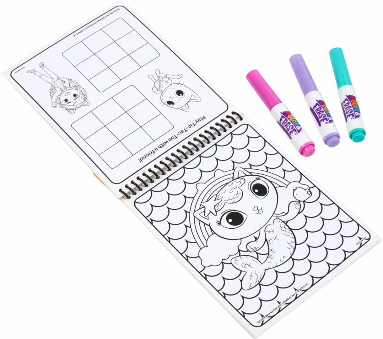 Gabby's Dollhouse Color & Erase Activity Pad with Markers