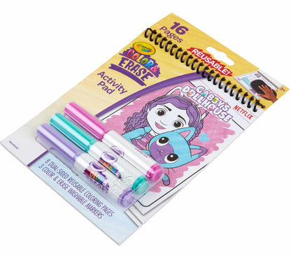 Gabby's Dollhouse Color & Erase Activity Pad with Markers