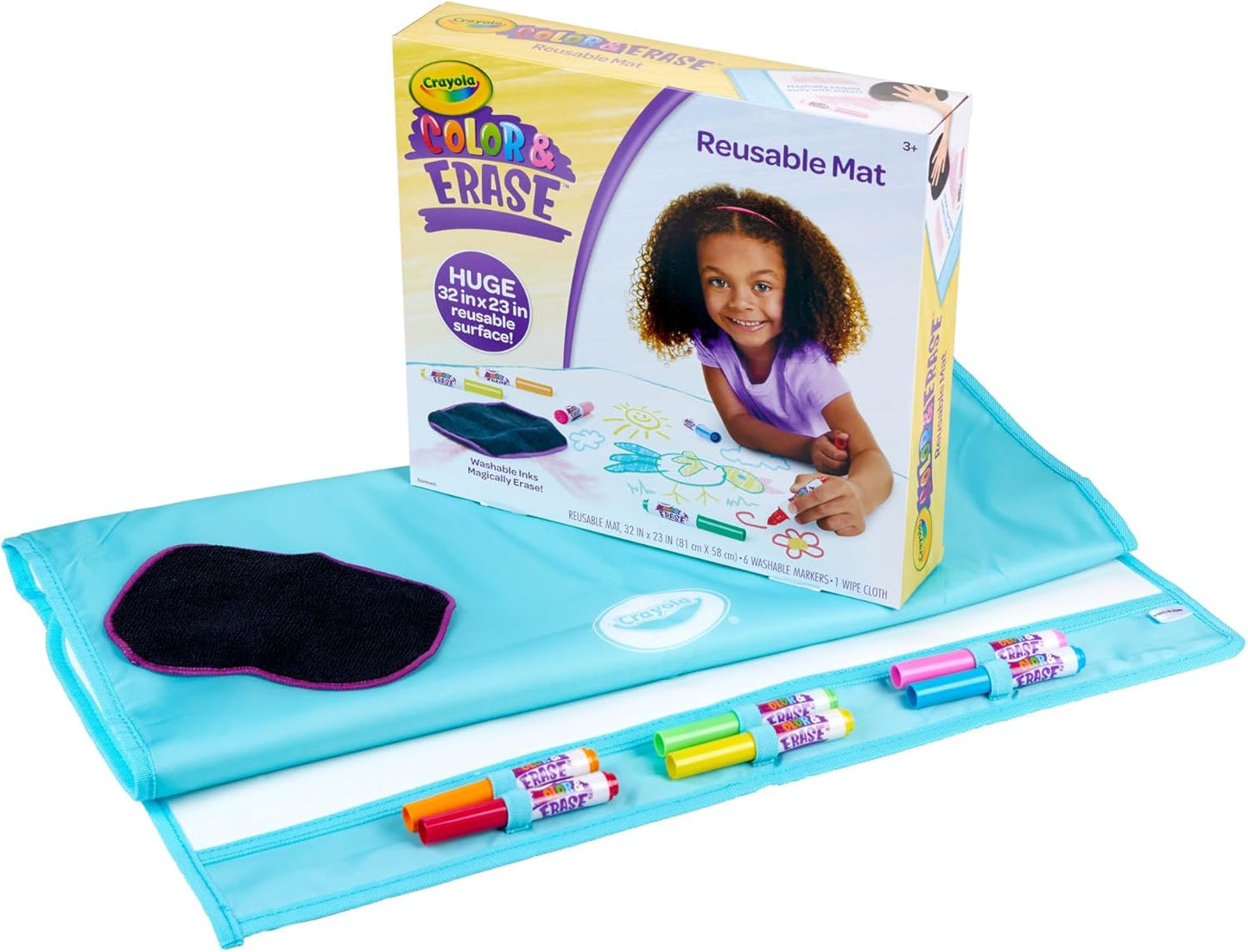 Crayola Color and Erase Mat Washable Markers