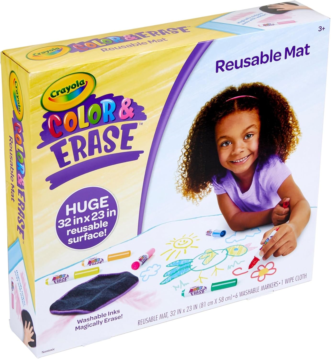 Crayola Color and Erase Mat Washable Markers