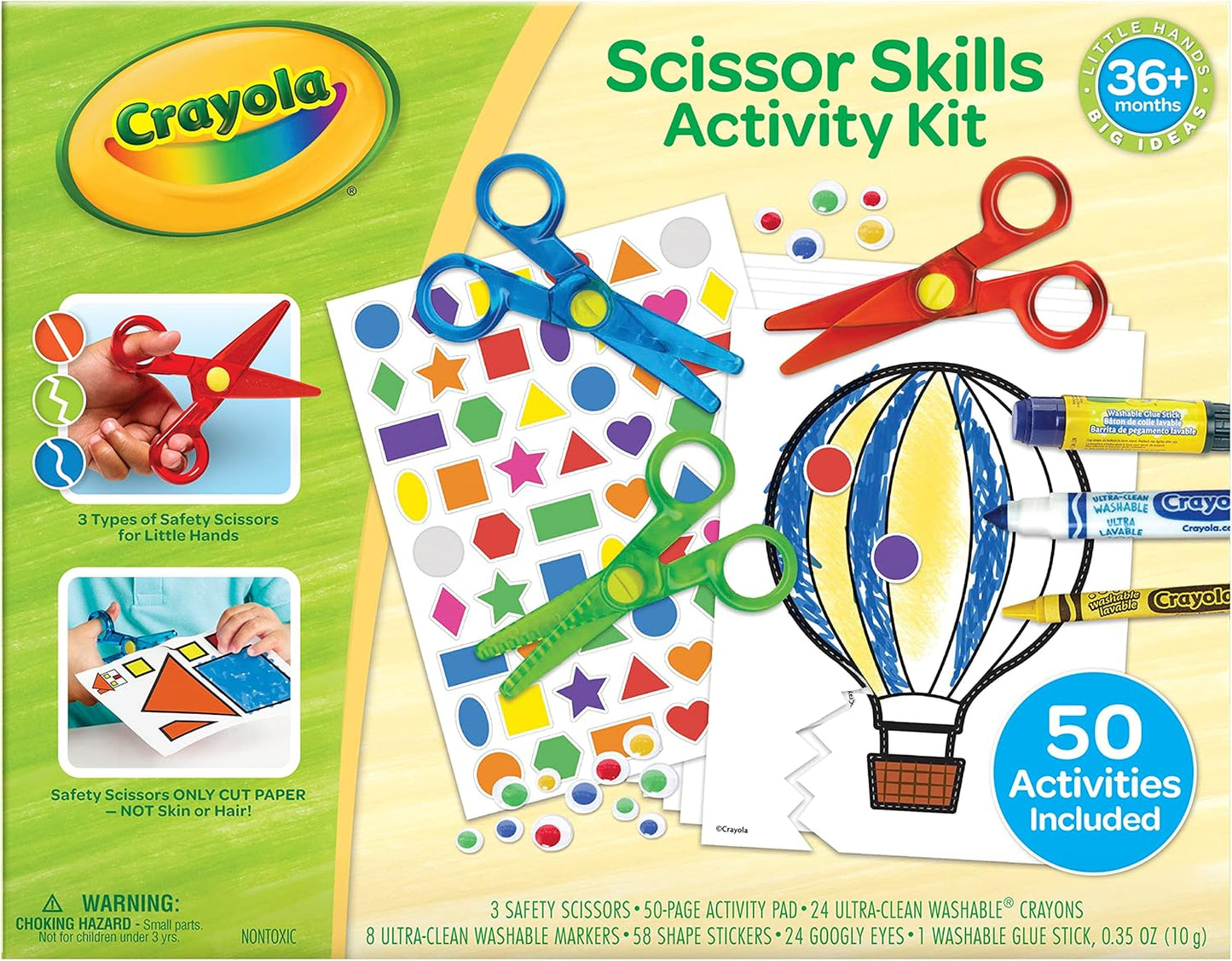Toddler Safety Scissor Skills Activity Kit