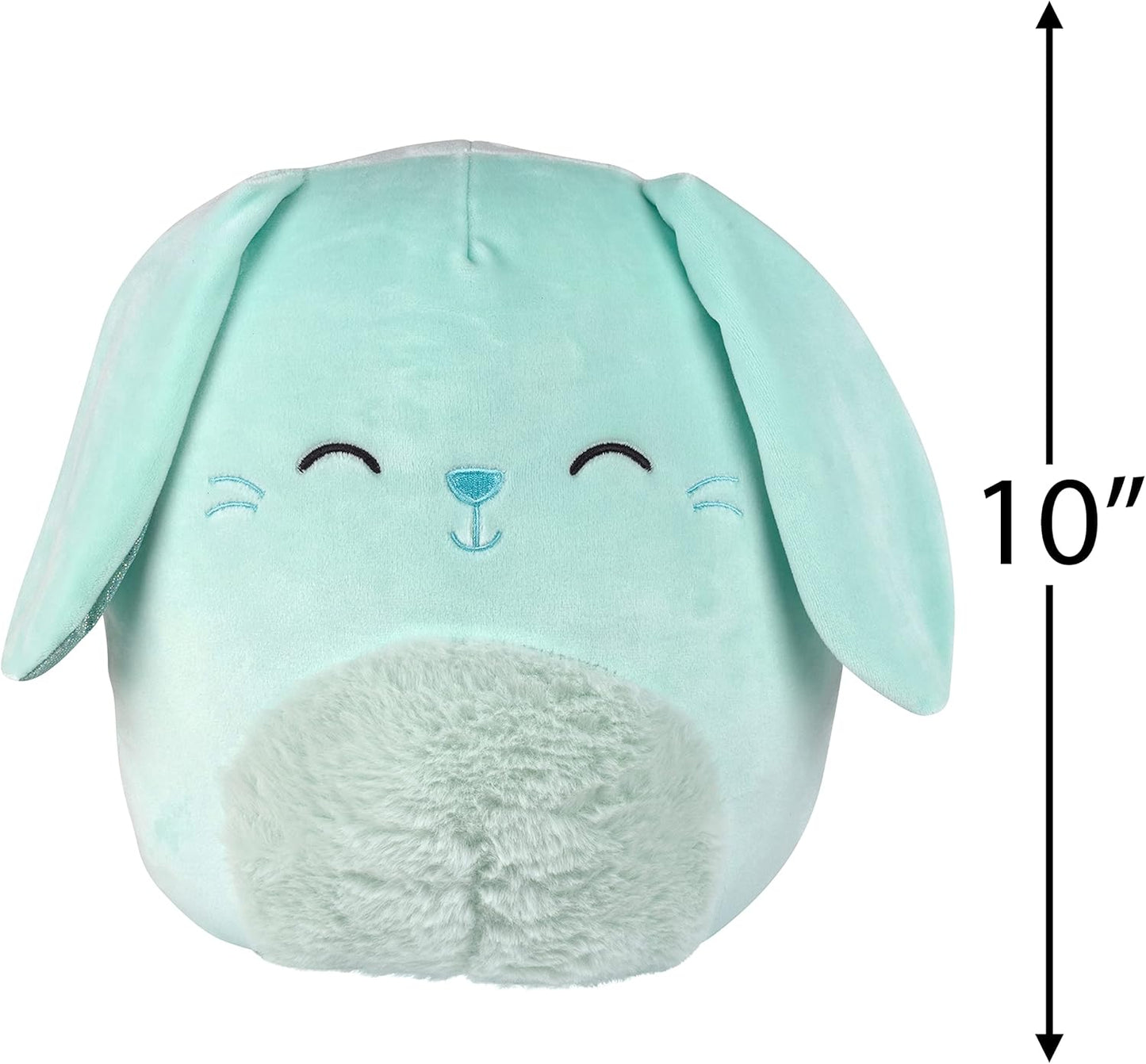 Squishmallow 10 Inch Blue Bunny Plush Squishy Rabbit Stuffed Animal Toy Stuff Toy For Kids