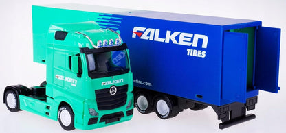 Bburago 1:43 Street Fire Haulers with Trailer Toy Truck For Kids (Assorted)