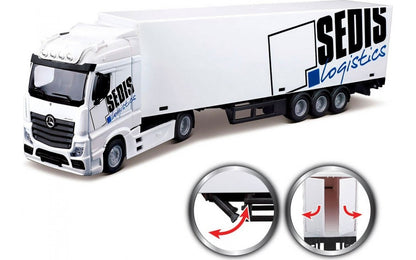 Bburago Mercedes-Benz Actros Truck with Lift And Load 1:43 Scale Diecast Truck
