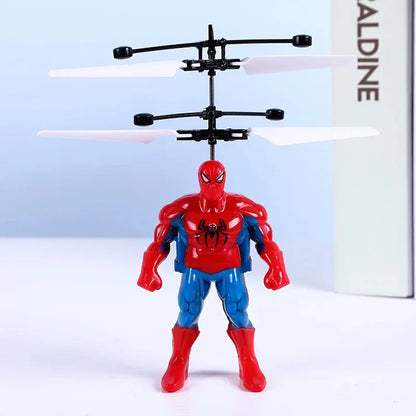 Hand Sensor Flying Spiderman Avenger Flying Toy With Usb Charging Cable