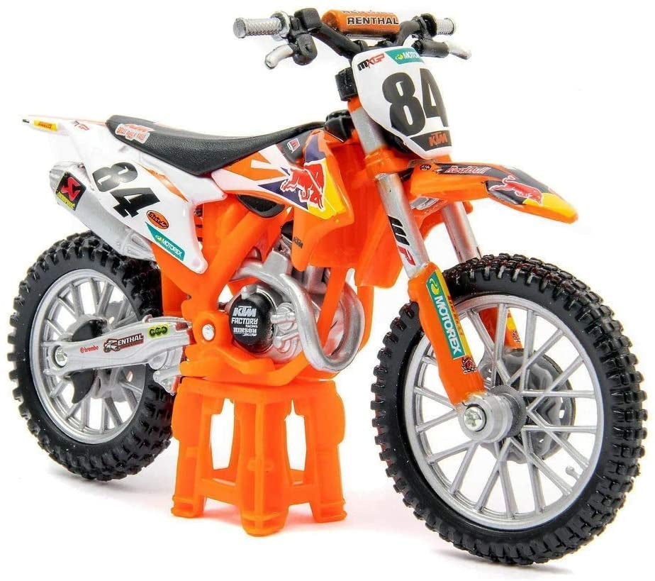 Bburago 1:18 Red Bull Ktm Motorcycle For Kids (Design May Vary)