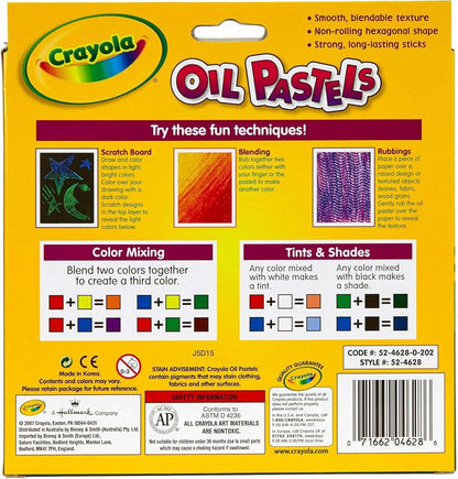 Crayola  Oil Pastels Pack Of 28 Oil Pastels (Assorted)