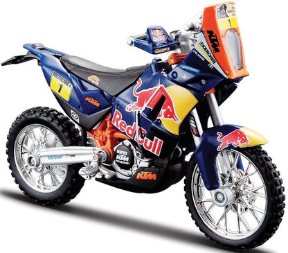 Bburago 1:18 Red Bull Ktm Motorcycle For Kids (Design May Vary)
