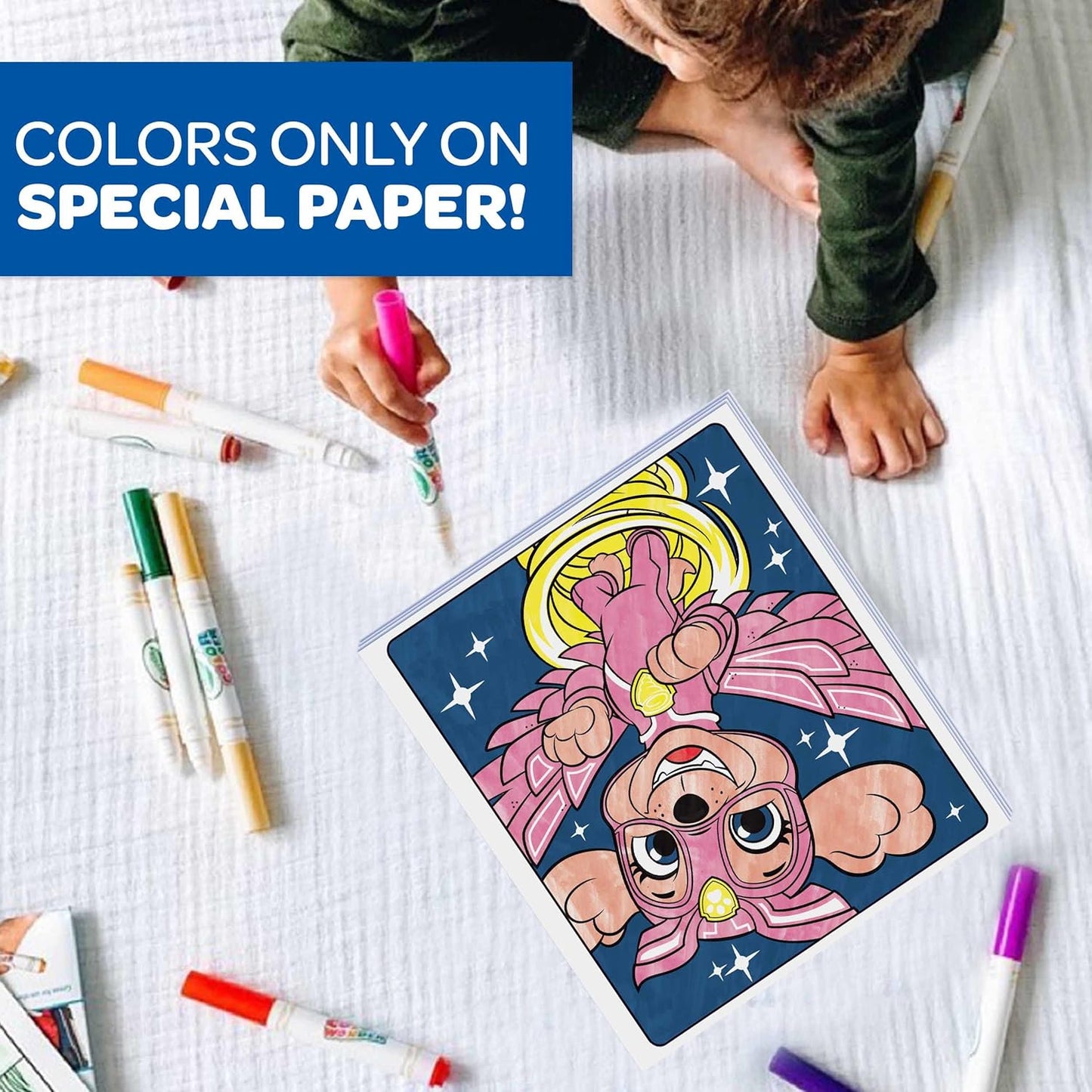 Crayola Color Wonder Paw Patrol Mess-Free Colouring Book 18 Colouring Pages & 5 Magic Color
