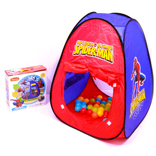 Spider-Man Foldable Tent House For Boy || Play House WIth 50 Balls ||Tent House For Todler