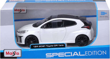Maisto 1:24 2021  Yaris GR 2021 Model Diecast Car Toy For Kids