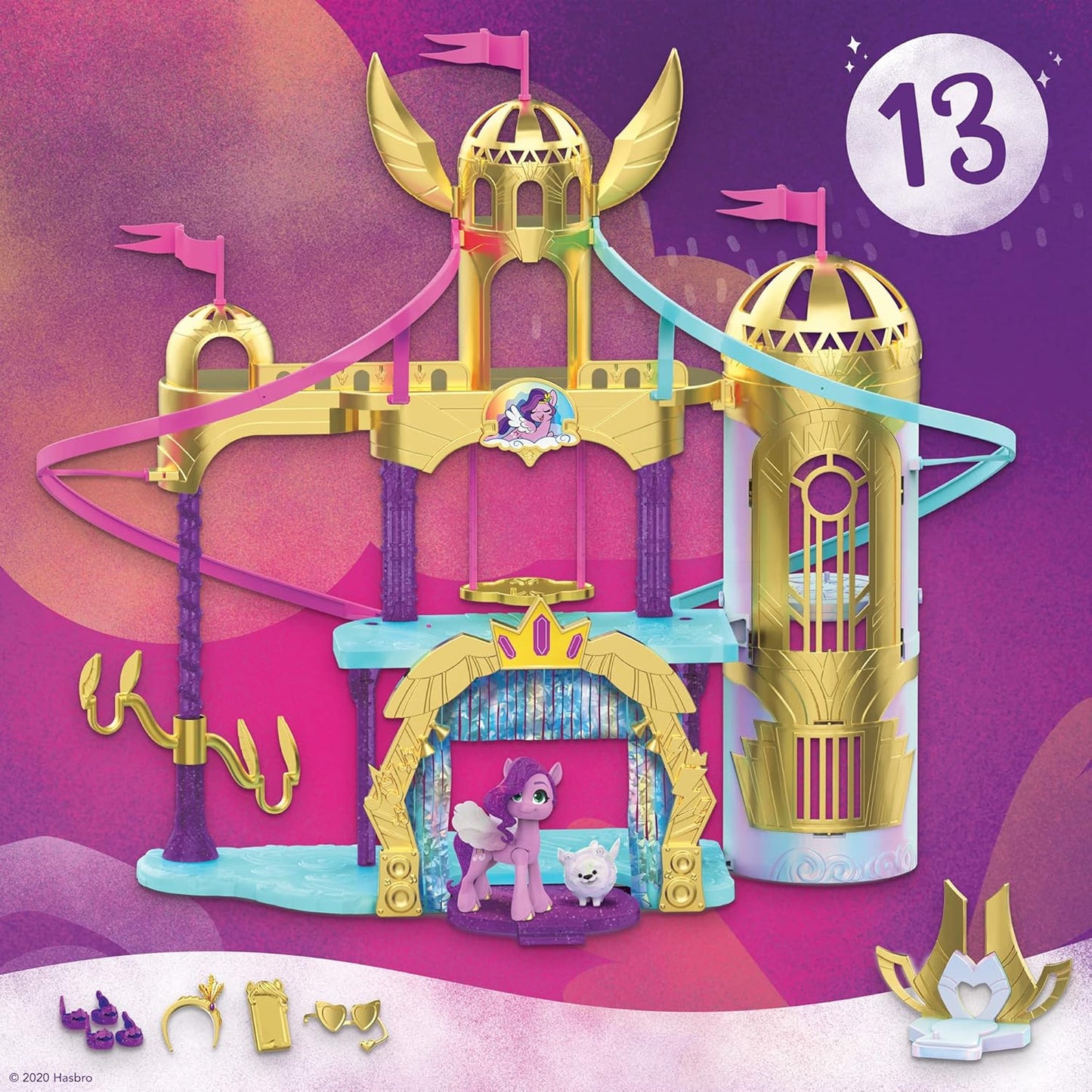 My Little Pony A New Generation Royal Sky Race Castle with Princess Petals Figure